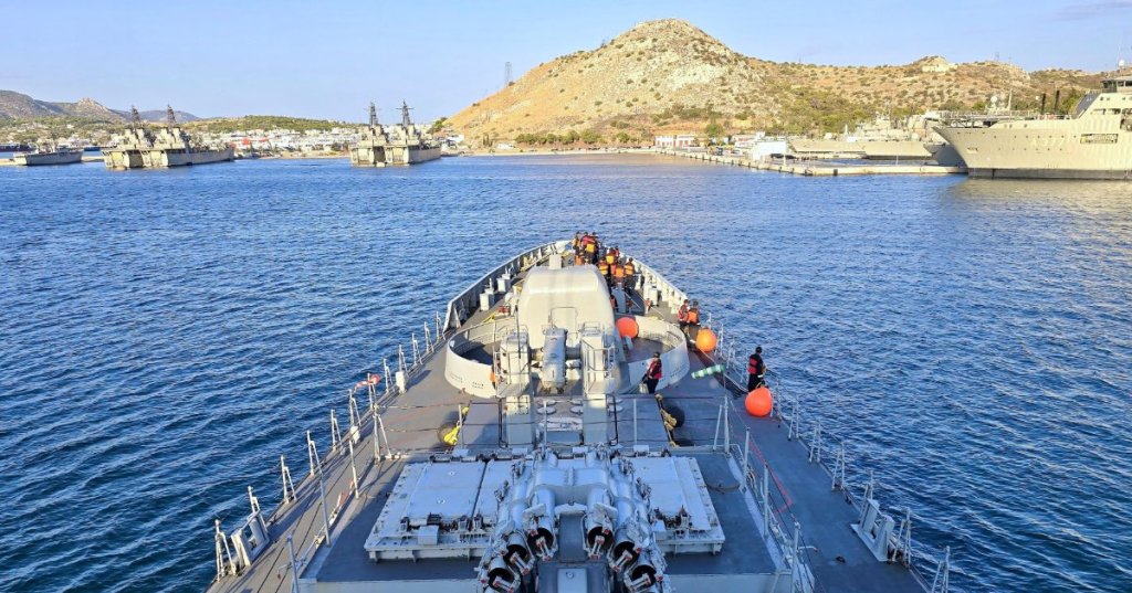 INS TRIKAND AT SALAMIS BAY, GREECE (SEP 14, 2025)