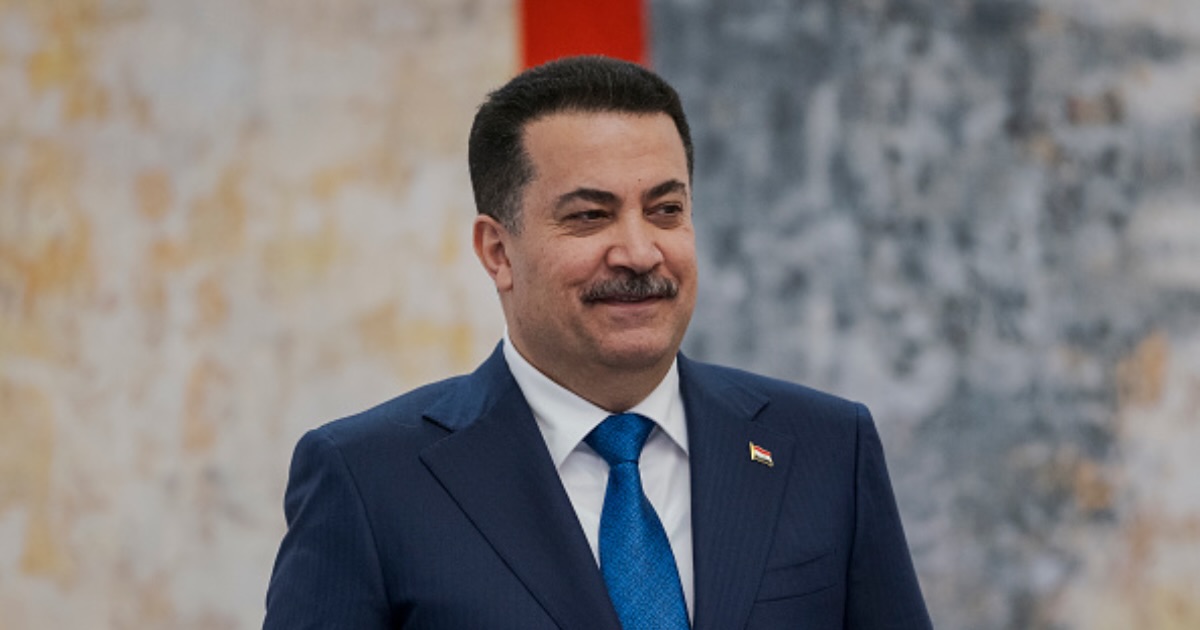 Iraqi Prime Minister Mohammed Shia al-Sudani. [Getty]