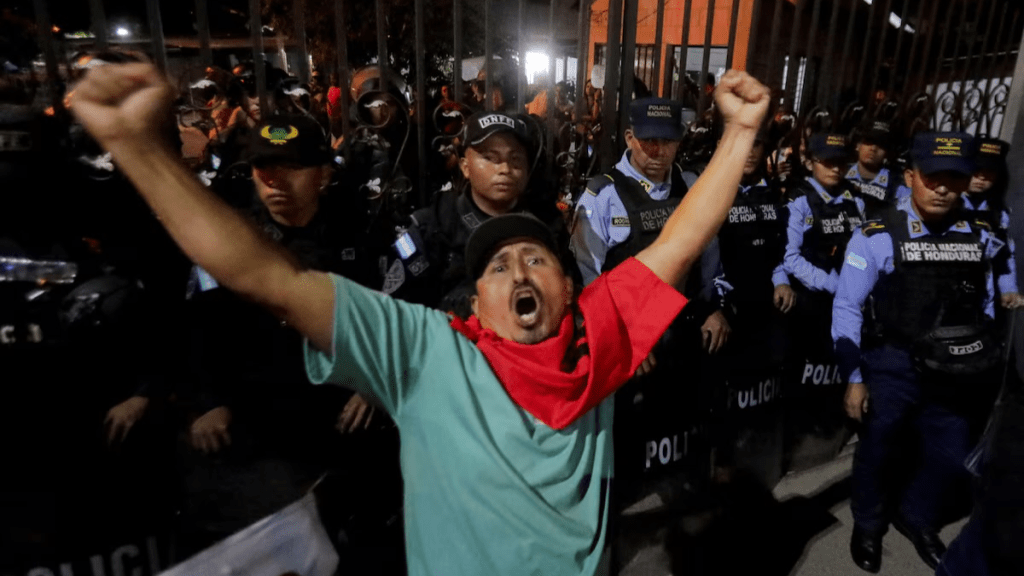 Honduras faces escalating election dispute as president claims ‘electoral&nbsp;coup’