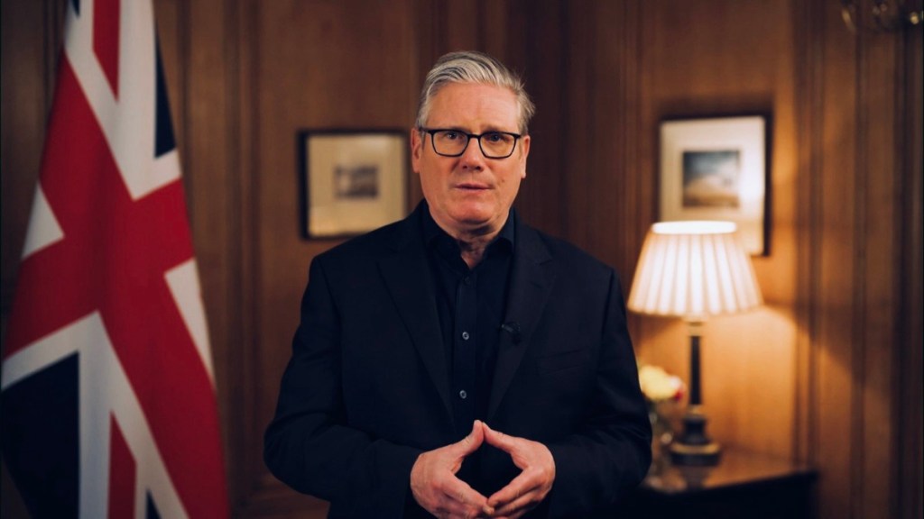 ‘We are getting Britain back on track,’ says Keir Starmer in 2026 New Year&nbsp;address