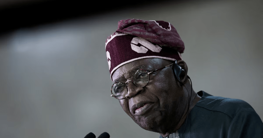 Nigeria's President Bola Tinubu speaks in Brasilia, Brazil, August 25, 2025. REUTERS/Adriano Machado/File Photo