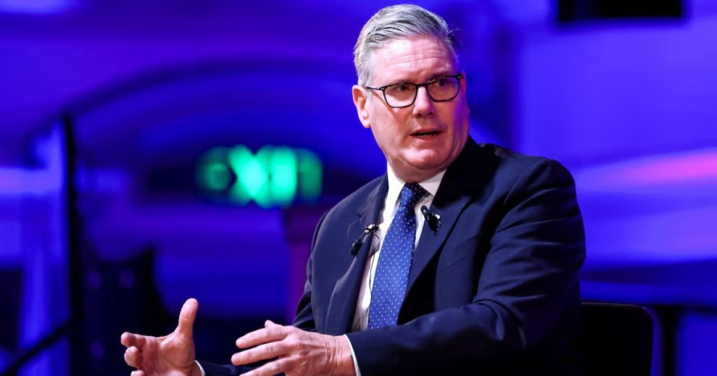Britain's Prime Minister Keir Starmer attends a conversation on Governing for Working People at the 2025 Global Progress Action Summit, in London, Britain, September 26, 2025. REUTERS/Jack Taylor