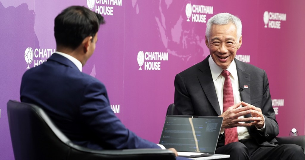 Senior Minister Lee Hsien Loong’s dialogue at the Chatham House on 27 October 2025. - Credit.. Prime Ministers Office Singapore