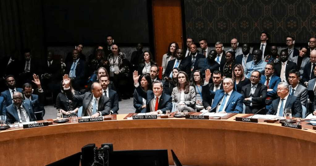UN approves US-drafted resolution aimed at establishing stabilisation force in Gaza