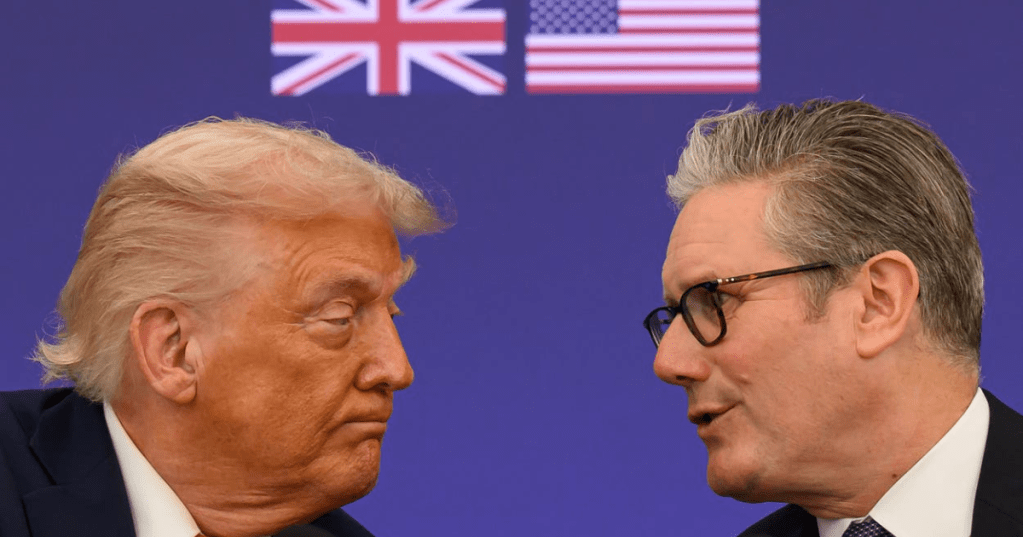 US President Donald Trump and Prime Minister Sir Keir Starmer (Leon Neal/PA) (PA Wire)