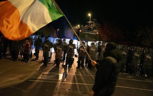 Riots are now a part of Irish life thanks to the asylum hotels policy October 25, 2025. Credit: Natalia Campos/Getty