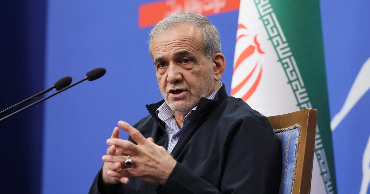 Iran’s President Masoud Pezeshkian - Photo credit.moroccoworldnews