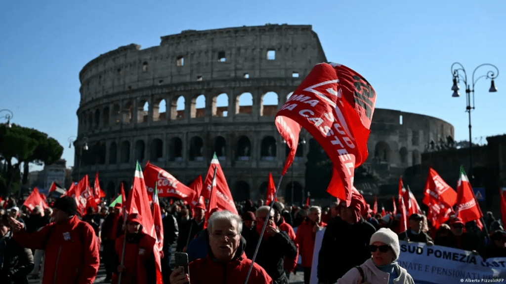 Italy hit by general strike over government’s draft&nbsp;budget