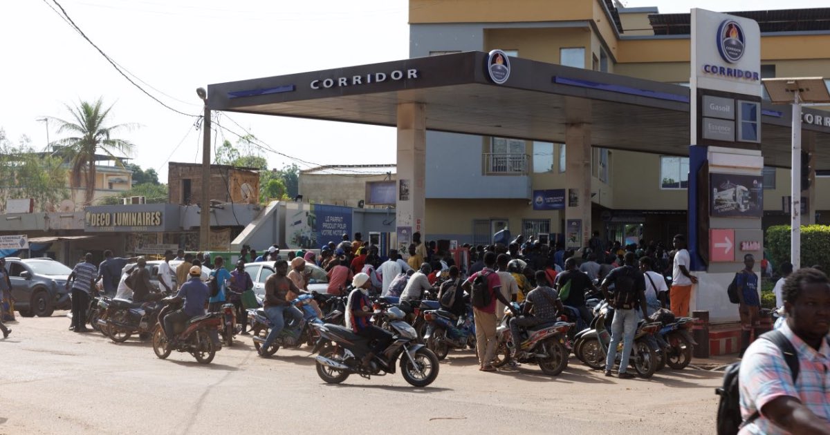 The Malian capital Bamako is suffering from fuel shortages amid blockades by jihadists. AGENCE FRANCE-PRESSE/GETTY IMAGES