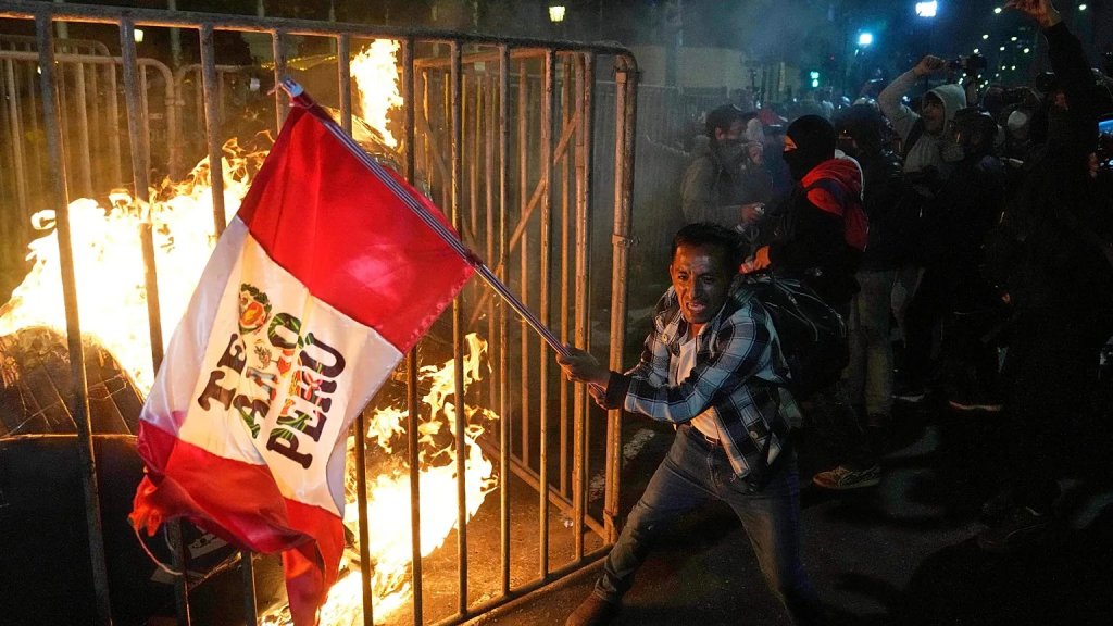 Deadly protests erupt in Peru as President José Jeri faces mounting unrest [Image - Al Jazeera]