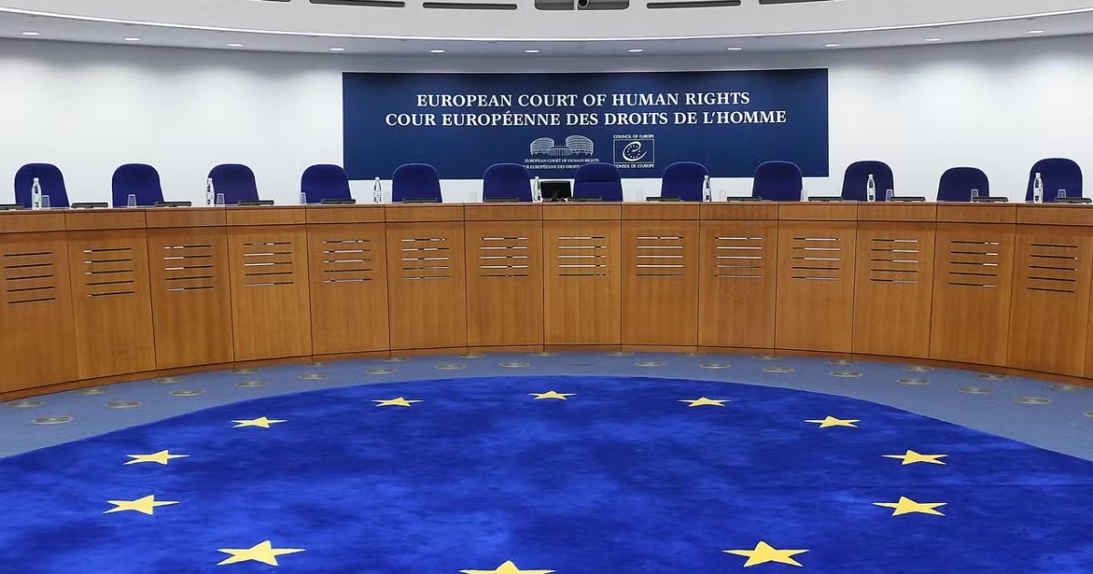 The European Court of Human Rights in Strasbourg, eastern France, on November 22, 2017. FREDERICK FLORIN / AFP