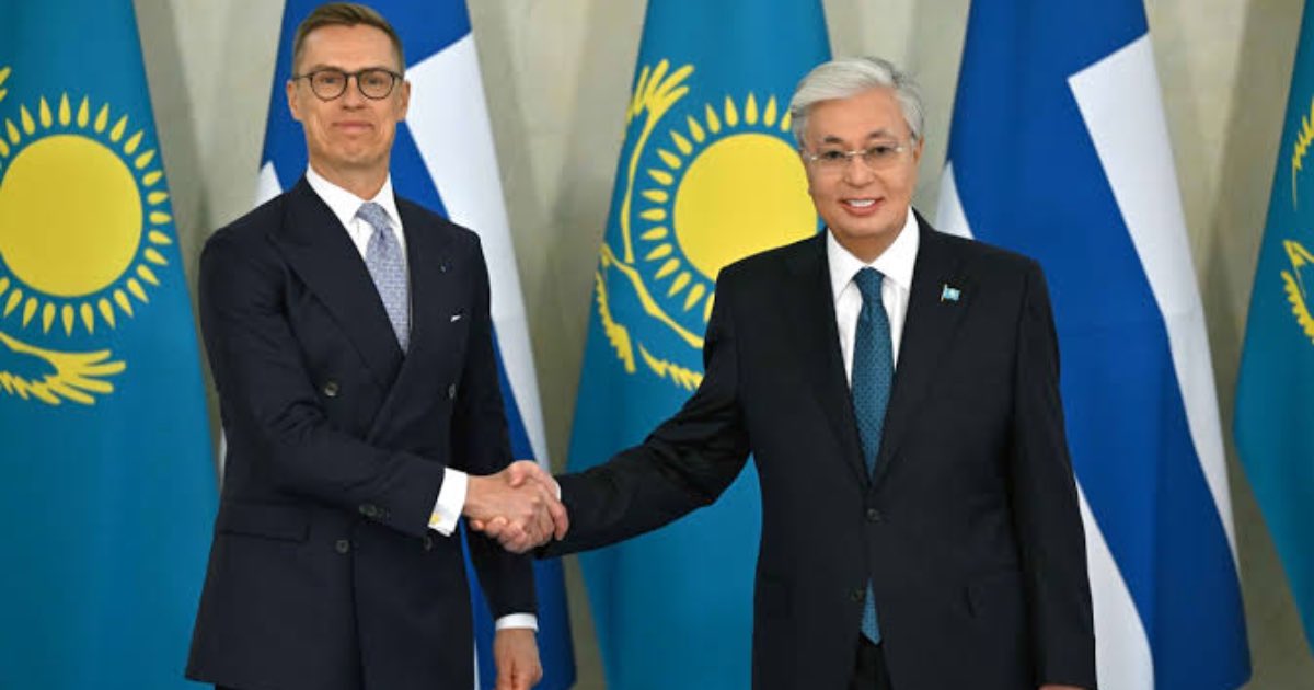 Kazakhstan and Finland reaffirmed their shared commitment to peace, sustainable growth, and innovation. Photo credit: Akorda