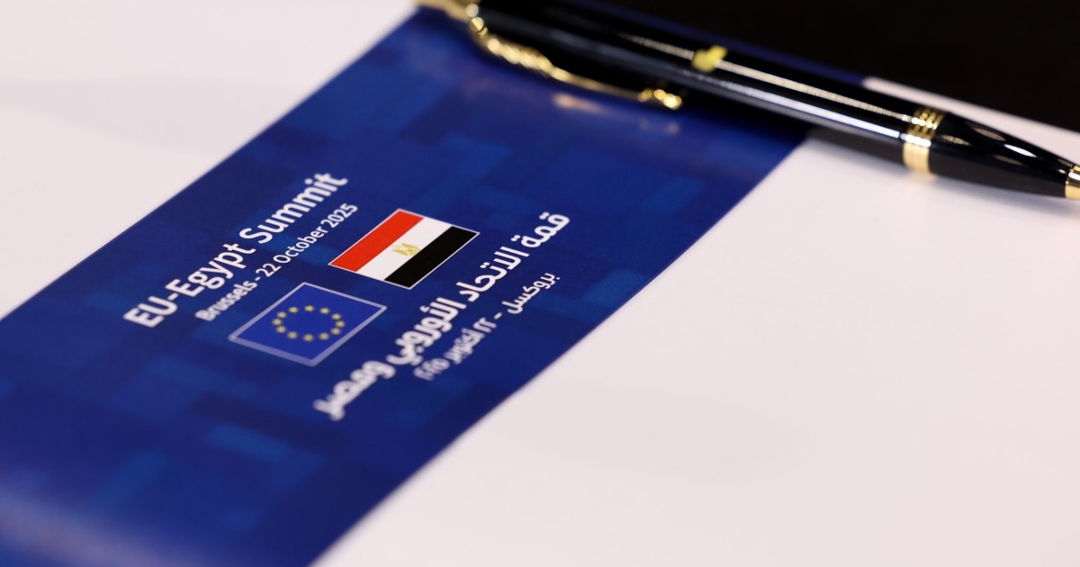 EU-Egypt Summit 2025 - Credit..Valdis Dombrovskis via X