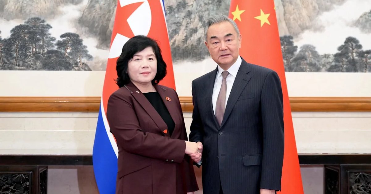 China is one of North Korea's few international allies China's Ministry of Foreign Affairs/REUTERS