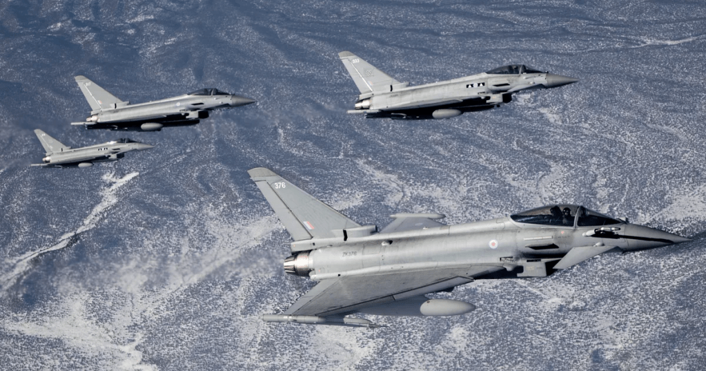 British companies would stand to benefit if the UK is able to negotiate access to a €150 billion SAFE program.Photographer: Samantha Holden/RAF