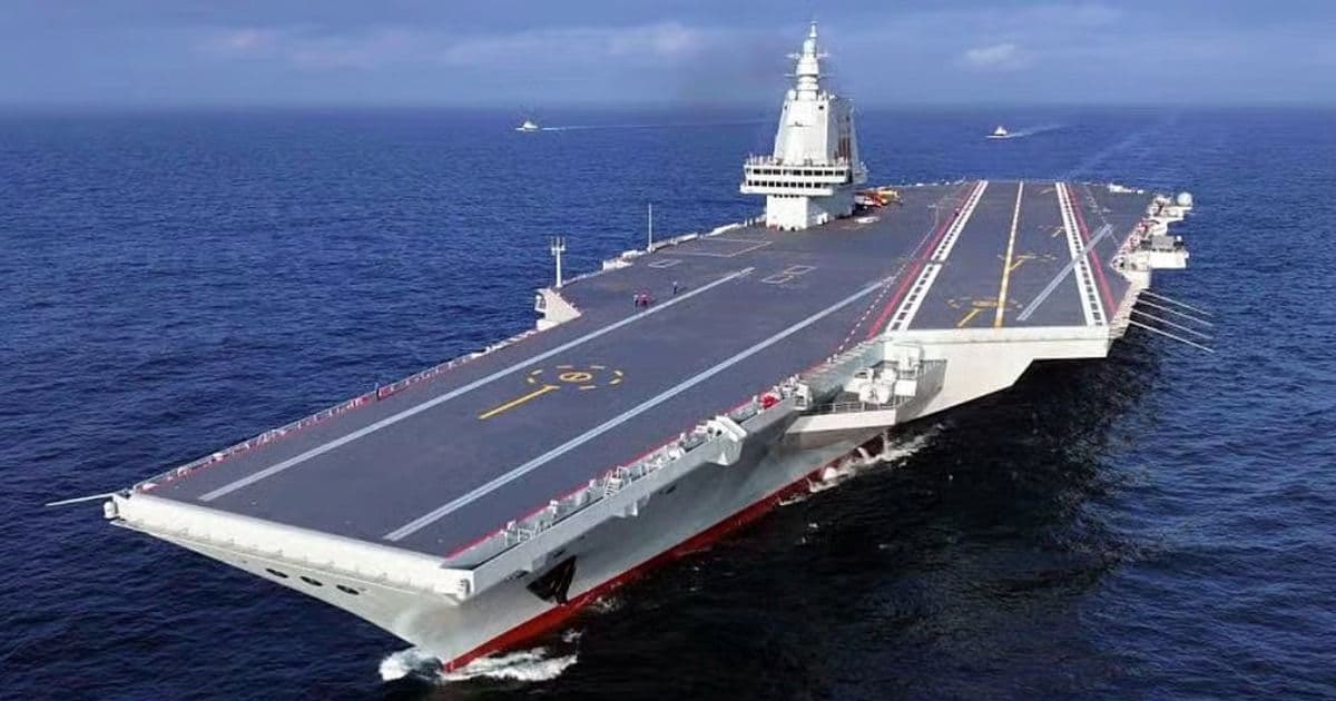 Fujian aircraft carrier - China Ministry of National Defense