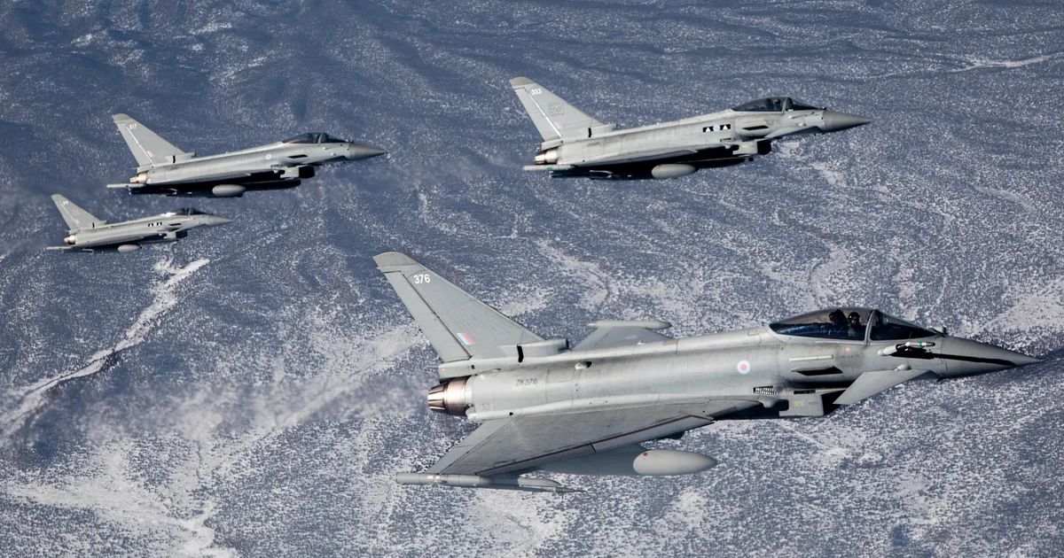 British companies would stand to benefit if the UK is able to negotiate access to a €150 billion SAFE program.Photographer: Samantha Holden/RAF