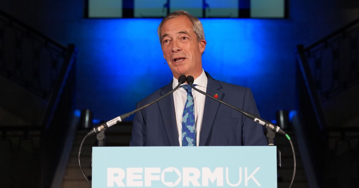 Reform UK leader Nigel Farage. PA