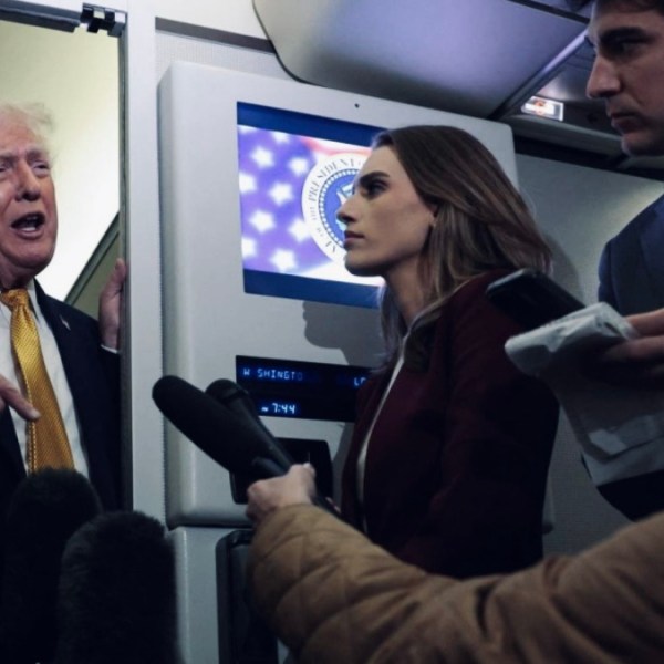 Trump signals action on Colombia, Mexico, Iran and Greenland on return to&nbsp;Washington