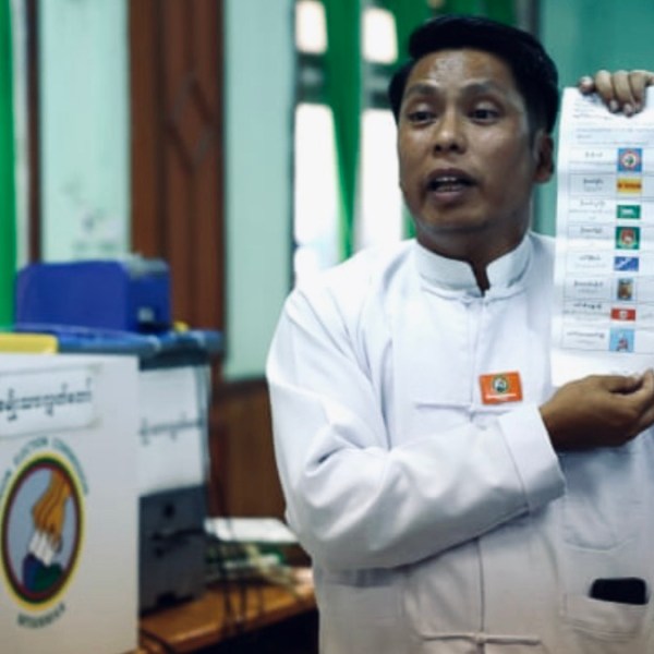 Myanmar junta-backed party leads first phase of election amid low turnout and international&nbsp;criticism