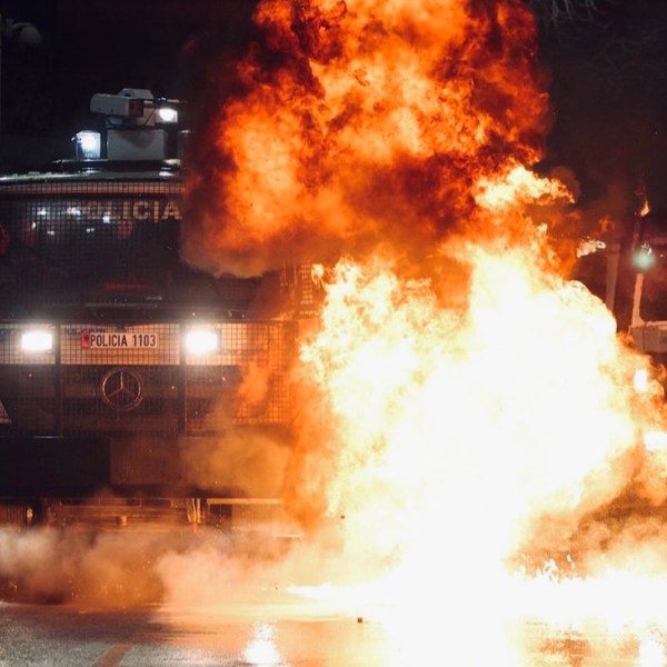 Clashes erupt in Tirana over corruption probe as protesters demand PM Edi Rama&nbsp;resign