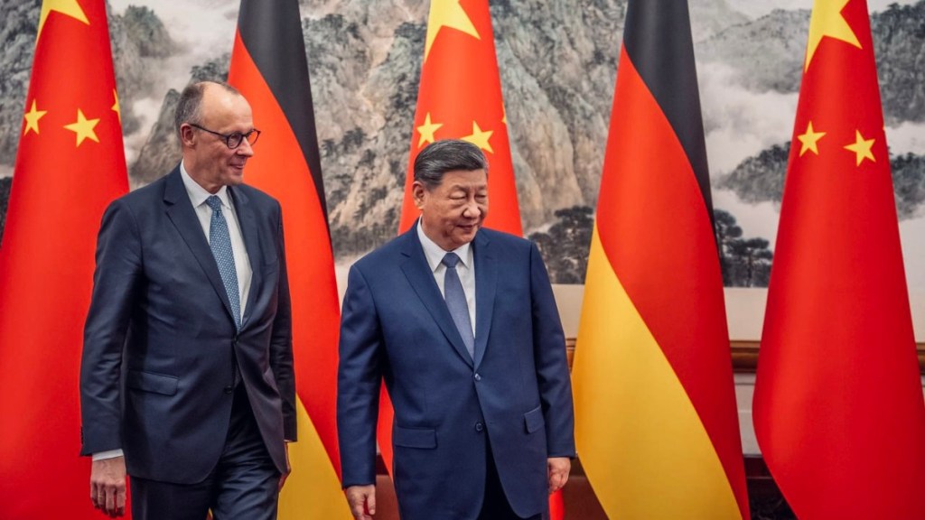 China pledges to boost imports of high-quality German products as Merz visits&nbsp;Beijing