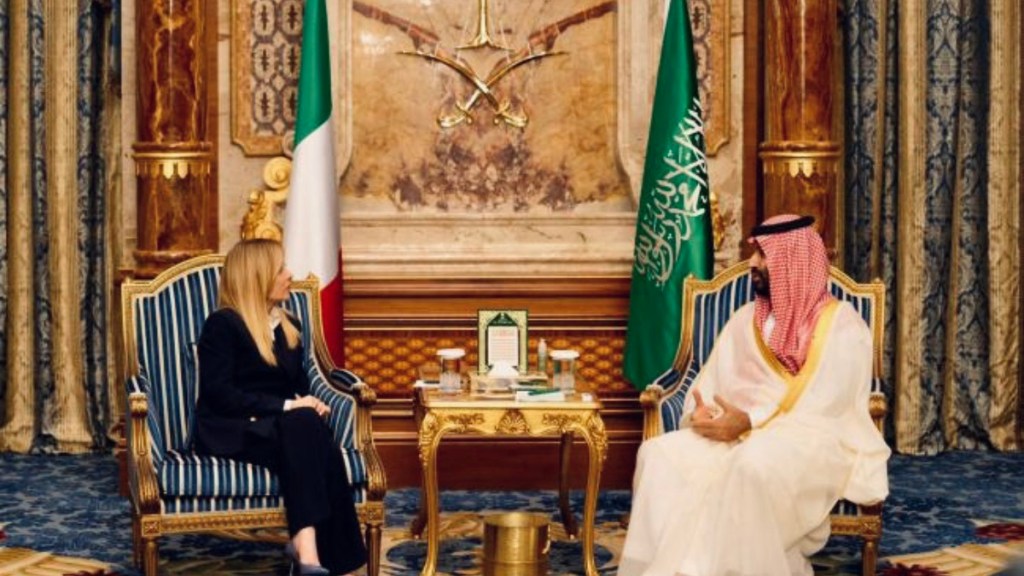Italy’s Giorgia Meloni meets Gulf leaders to address energy security and regional&nbsp;tensions