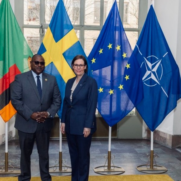 Zambia and Sweden formalise political consultations to deepen bilateral&nbsp;cooperation