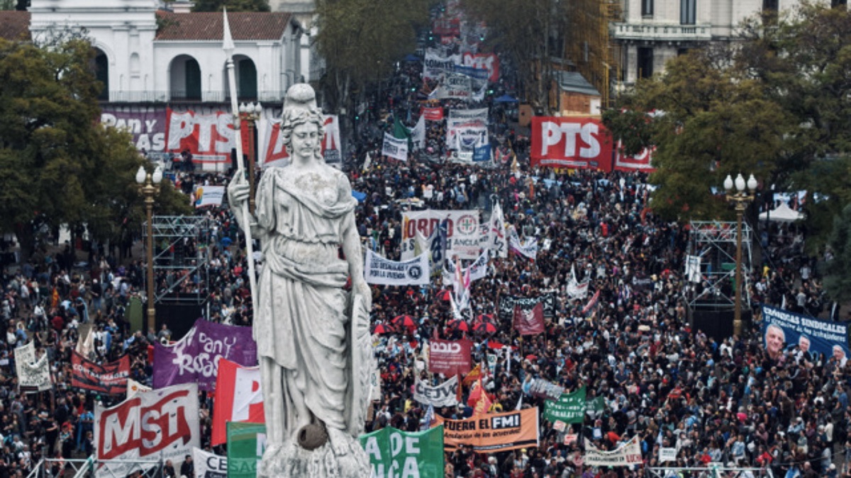 ‘March of Anger’ in Buenos Aires highlights tensions over Milei’s reforms
